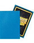 Protecții pentru cărți de joc Dragon Shield Sleeves - Matte Sapphire (100 buc.) - 3t