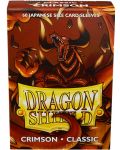 Manșoane Dragon Shield - Crimson mic (60 buc.) - 1t