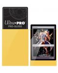 Protecții pentru cărți  Ultra Pro - PRO-Gloss Yellow Small (60 buc.) - 2t