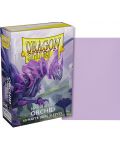 Protecții pentru cărți de joc Dragon Shield Dual Sleeves - Small Matte Orchid (60 buc.) - 2t