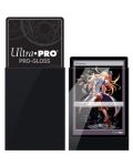 Protecții pentru cărți  Ultra Pro - PRO-Gloss Black Small (60 buc.) - 2t