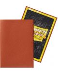 Protecții pentru cărți de joc Dragon Shield Sleeves - Small Matte Copper (60 buc.) - 3t