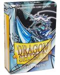Protecții pentru cărți de joc Dragon Shield Clear Sleeves - Small Matte (60 buc.) - 1t