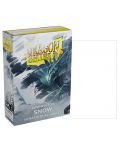 Protecții pentru cărți de joc Dragon Shield Dual Snow Sleeves - Small Matte (60 buc.) - 2t