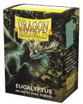Protecții pentru cărți de joc Dragon Shield Dual Sleeves - Eucalipt mat (100 buc.) - 1t