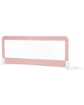 Perete despărțitor de siguranță pentru pat Coco - 150 x 42 x 55 cm, roz - 1t