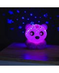 Lampa de veghe si proiector Playgro - Ursulet, roz - 4t