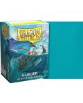 Protecții pentru cărți de joc Dragon Shield Dual Sleeves - Matte Glacier (100 buc.) - 2t