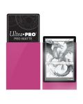 Protecții pentru cărți  Ultra Pro - PRO-Matte Standard, Bright Pink (50 buc.) - 2t