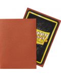 Protecții pentru cărți de joc Dragon Shield Sleeves - Matte Copper(100 buc.) - 3t