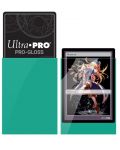 Protecții pentru cărți  Ultra Pro - PRO-Gloss Aqua Small (60 buc.) - 2t