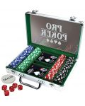 Set poker Tactic - Pro Poker, in servieta metalic - 2t