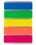 Indicii transparenți Apli - 5 culori neon, 12 x 45 mm  - 2t