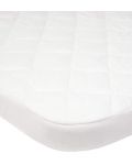 Protecție de saltea pentru coș de dormit Mamas & Papas - Lua, 50 x 87 cm, alb - 1t