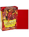 Manșoane Dragon Shield - Small Matte Crimson (60 buc.) - 2t