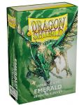 Protecții pentru cărți de joc Dragon Shield Seeves - Small Matte Emerald (60 buc.) - 1t