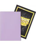 Protecții pentru cărți de joc Dragon Shield Dual Sleeves - Small Matte Orchid (60 buc.) - 3t