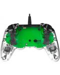 Controller Nacon за PS4 - Wired Illuminated Compact Controller, crystal green - 5t