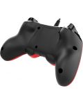 Controller Nacon за PS4 - Wired Compact, rosu - 4t