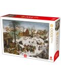 Puzzle Deico Games de 1000 piese - Pieter Breugel The Elder, The numbering at Bethlehem - 1t