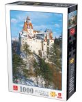 Puzzle Deico Games de 1000 piese - Romania, Bran Castle - 1t