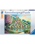 Puzzle Ravensburger de 500 piese - Parc inflorit - 1t
