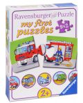 Puzzle Ravensburger din 9 x 2 piese - Masini - 1t
