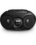 Radio - casetofon Philips - AZ215B, negru - 1t