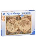 Puzzle Ravensburger de 5000 piese - Harta lumii antice - 1t