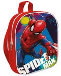 Rucsac pentru grădiniță Kids Licensing - Spider-Man, 1 compartiment, roșu - 1t