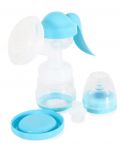 Pompa manuala pentru lapte matern Cangaroo - Cara, albastru - 2t