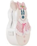 Rucsac Loungefly Disney: Minnie Mouse - Pastel Figural Snowman - 2t