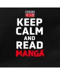 Rucsac ABYstyle Humor: Adult - Keep Calm And Read Manga - 2t