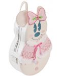 Rucsac Loungefly Disney: Minnie Mouse - Pastel Figural Snowman - 3t