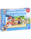 Puzzle Ravensburger 2 x 24 piese - Catelusii eroi, Paw Patrol  - 1t