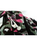 Ghiozdan scolar Cool Pack Dart - Camo Pink Badges - 6t