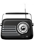 Radio Diva - Retro Box BT 8500, negru/argintiu - 1t