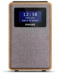 Boxa radio cu ceas Philips - TAR5005/10, maro - 1t