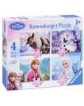 Puzzle Ravensburger 4 in 1 - Regatul de gheata - 1t