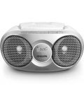 Radiocasetofon Philips - AZ215S, CD, argintiu - 1t