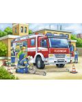 Puzzle Ravensburger din 2х12 piese - Politist si pompieri - 3t