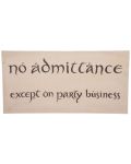 Replica Weta Movies: Lord of the Rings - No Admittance Sign - 1t