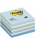 Notite autoadezive Post-it - Blue, 7.6 x 7.6 cm, 450 file - 1t