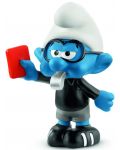 Figurina Schleich The Smurfs - Smurf, arbitru de fotbal - 1t