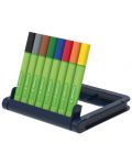 Set fineliners Schneider - Link-It, 8 culori, intr-o cutie cu suport - 2t