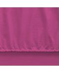 Set cearșaf cu elastic și 2 fețe de pernă TAC - 100% bumbac, pentru 160 x 200 cm, roz închis - 2t