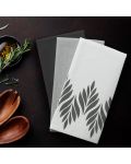Set de 3 prosoape de bucătărie AmeliaHome - Letyy, 50 x 70 cm, grafit/gri - 4t