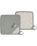 Set de 2 mănuși de bucătărie STOF - Duo, Office, 23 x 23 cm + 20 x 20 cm - 1t