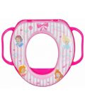 Scaun pentru toaletă cu mânere Zizito - Princess, pentru fetițe - 1t