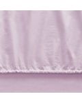 Set cearșaf cu elastic și feță de pernă TAC - 100% bumbac, pentru 100 x 200 cm, roz - 3t